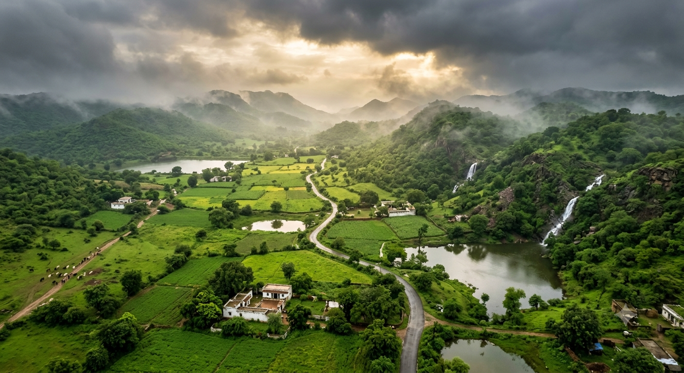 Monsoon in Udaipur: Discover Hidden Villages, Overflowing Lakes & Beautiful Farm
